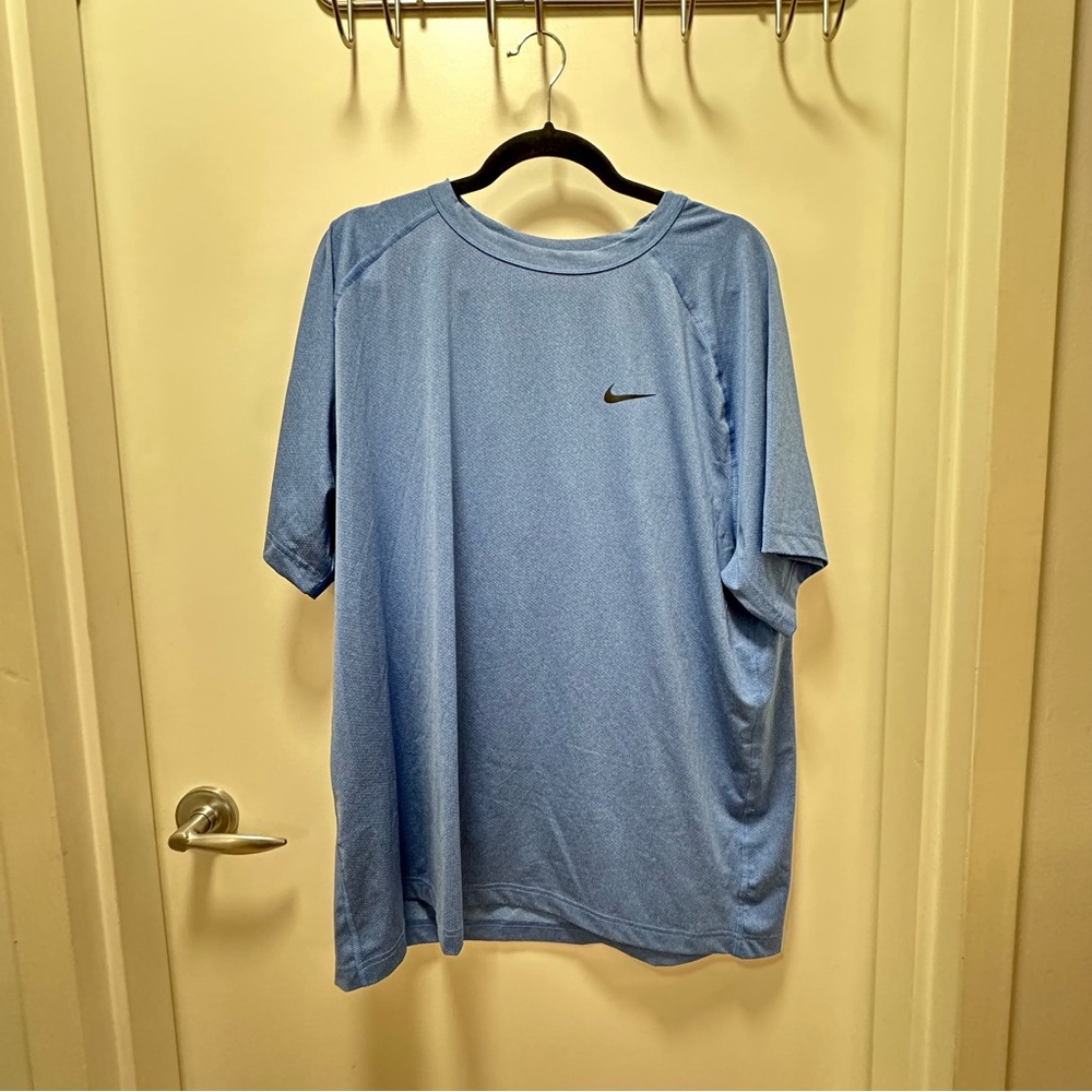 Nike Men's Blue Dri Fit Workout Shirt